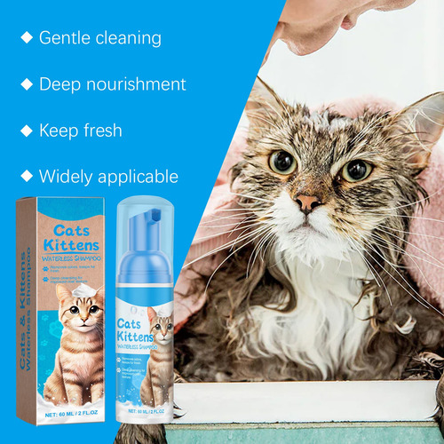 Champú Seco En Espuma D Waterless Cats 0006