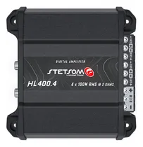 Comprar Módulo Amplificador Automotivo Stetsom Hl400.4 4 Canais 400w Preto Processamento De Áudio Hd 4 Canais De Saídas Amplificadas Estéreo Ou Bridge Serve P Triaxial, Subwoofer, Woofer, Drivers Ou Tuita