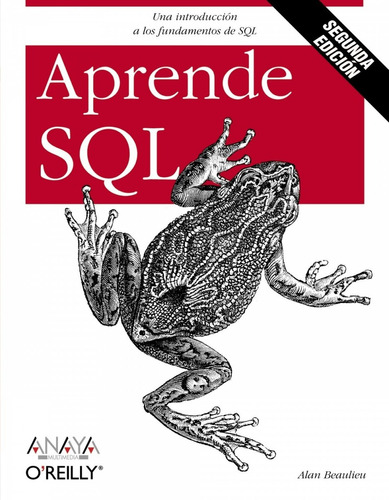 Libro Aprende Sql. Segunda Edición - Beaulieu, Alan