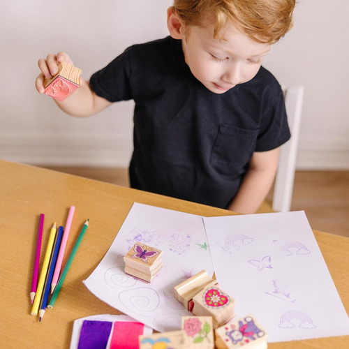 Melissa & Doug Set Sellos De Amistad Juego Arte Didáctico
