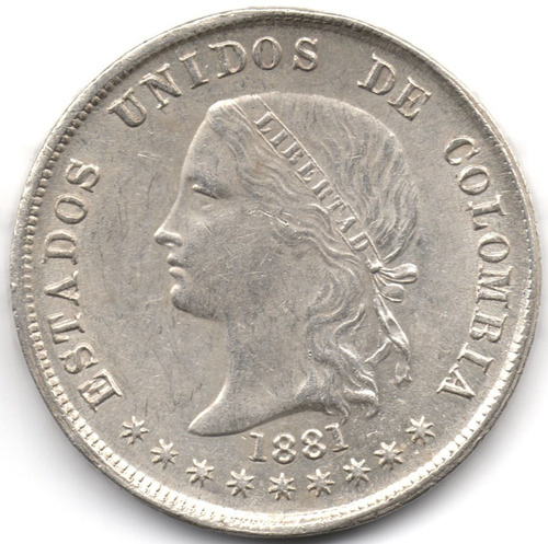 50 Centavos 1881 Bogotá