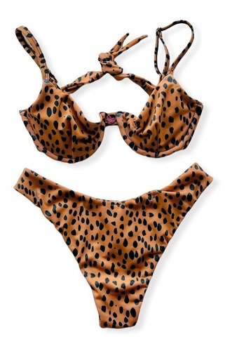 Imagen 5 de 5 de Bombacha Sin Costura Naples Chita Bikini