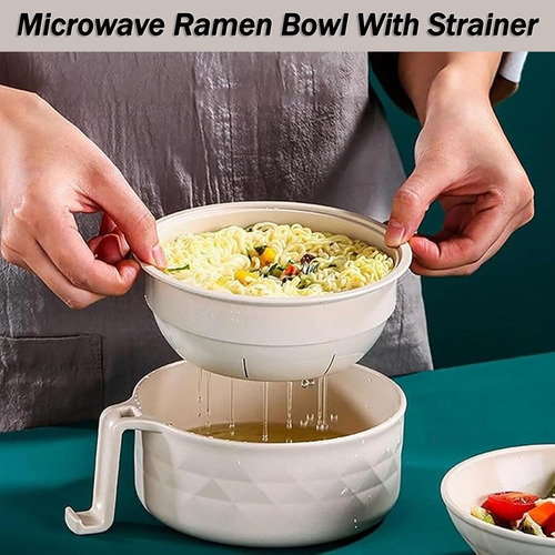 Tazón De Ramen De Microondas De Aptedex, Juego De Tazón De R