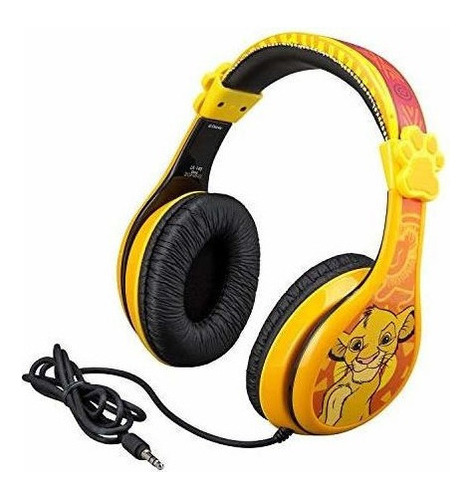 Auriculares Para Ninos Leones Rey Ajustables Estereo Sin En