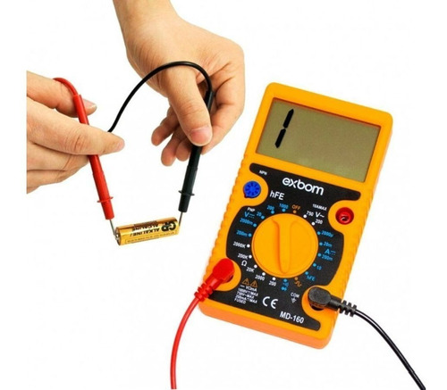 Multimetro Profissional Multi Digital Portátil Lcd Teste Bip