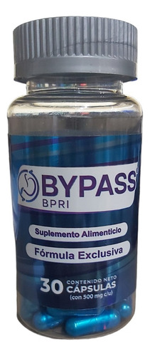 Bypass Bpri Azul 30 Caps Auxiliar Para El Apetito Sabor Insaboro