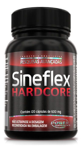 Super Thermo Sineflex Hardcore 150 Caps - Power Supplements Sabor Without flavor