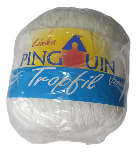 Un Kilo Hilo Algodón 100% Pingouin Tropfil En Oviilos 100 Gr Blanco