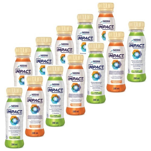 Impact Nestlé 200ml, (kit Com 12) - Escolha O Sabor