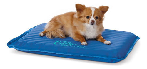 K&h Pet Products Coolin' Comfort Bed - Tapete Refrescante O. Color Azul