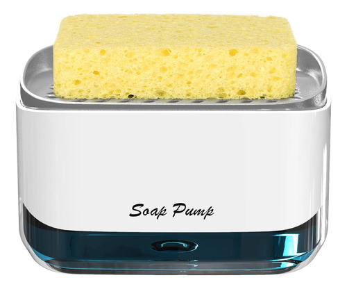 Kitchen Dish Soap Dispenser With Sponge Holder, 2022