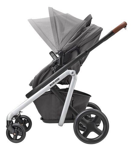 K Travel System Lila Nomad Grey+silla Black