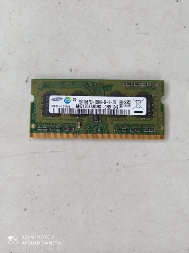 Memoria Ram Color Verde  2gb 1 Samsung M471b5773chs-ch9