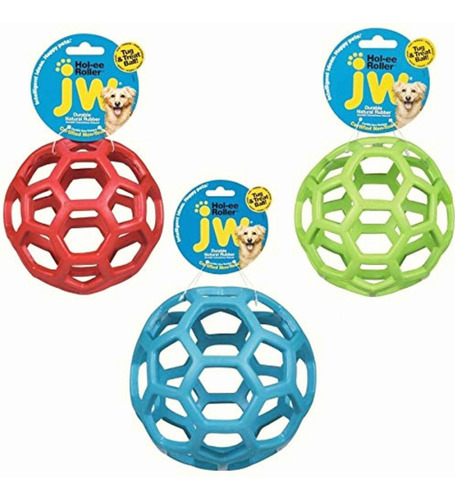 Jw Pet Tough By Nature Hol-ee Roller, Size 8, Assorted