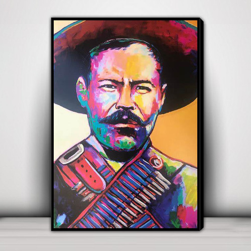 A Kit De Pintura De Diamante 5d Diy Pancho Villa 40x60 Cm
