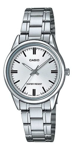 Reloj Para Mujer Casio Casio Ltp-v005d-7audf Plateado