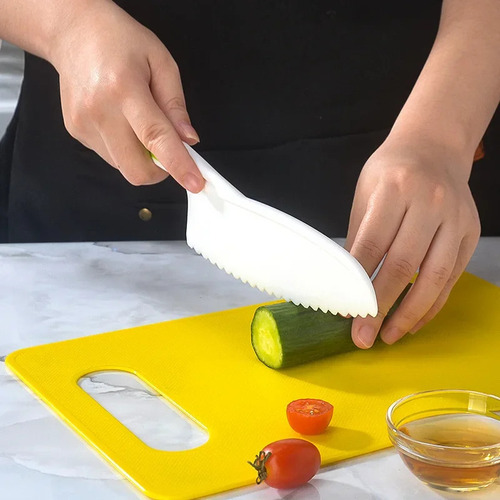 F Juego Cuchillos Cocina Seguros For Niños Montessori,