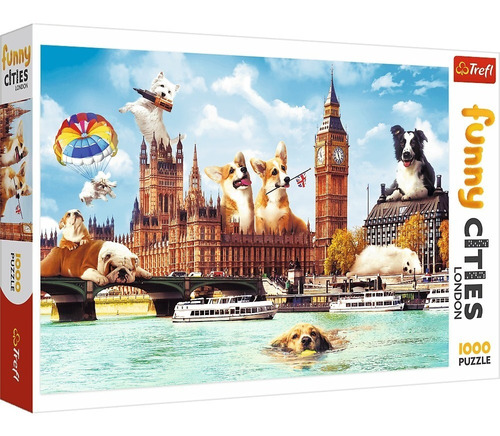 Rompecabezas Puzzle 1000 Pieza Trefl Perros Londres 10596