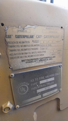 Autoelevador Cat Dp40kl2 4tn Diesel