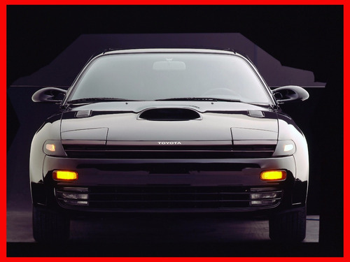 Toyota Celica Gt 1992 Cuadro Enmarcado 45x30cm