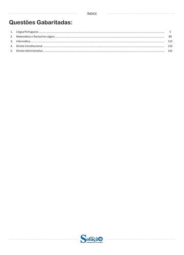 Caderno De Questões Aocp - 500 Questões Gabaritadas, De Professores Especializados., Vol. Único. Editora Solução Concursos, Capa Mole, Edição Oficial Em Português, 2022