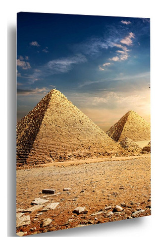 Quadro Decorativo Paisagem Piramide Para Tela Sala E Quarto