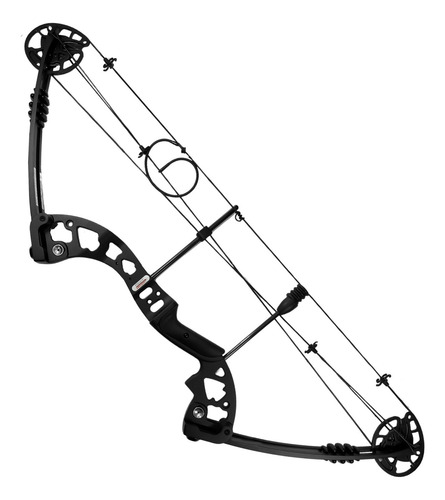 Arco Compuesto Swat Archery M131 30-55 Lbs Potencia Caza Color Negro Orientación De La Mano Diestro