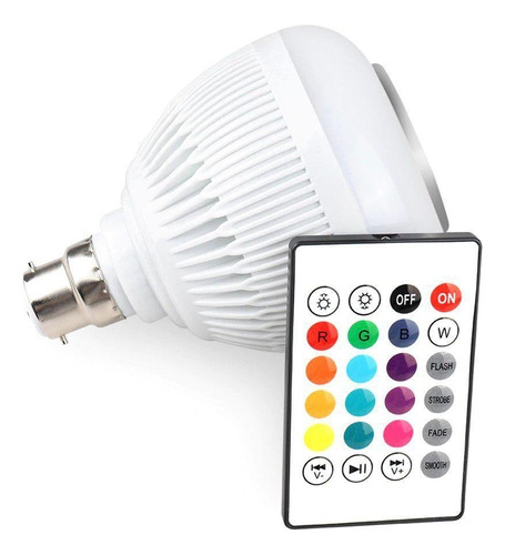 Lámpara de fiesta musical Caixa Som Luz Rgb Bluetooth Controle