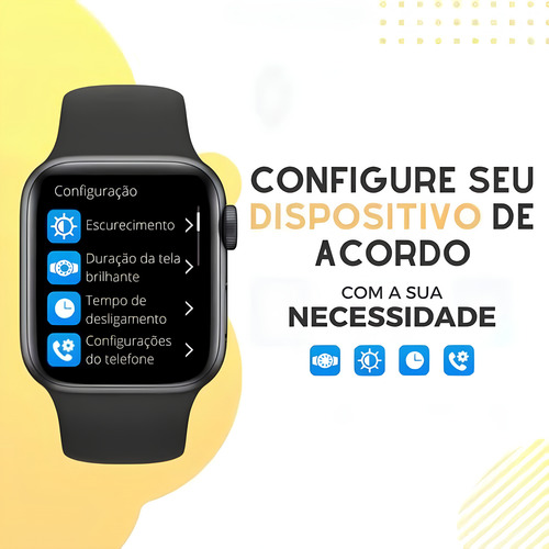 Smartwatch S8 Ultra Compativel Com iPhone E Android Nfc
