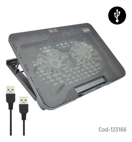 Base De Enfriamiento Para Notebook Con Altura Ajustable. 