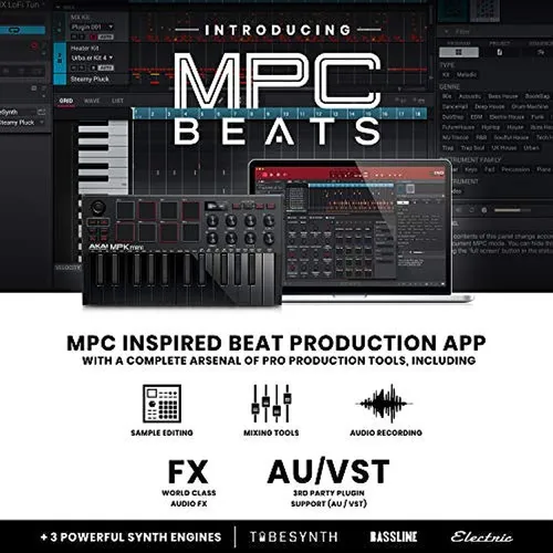 Akai Professional Mpk Mini Mk3 - Controlador De Teclado Midi