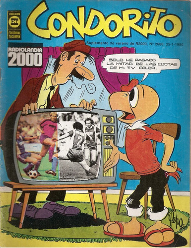 Revista Condorito Nº 2686 Enero 1980