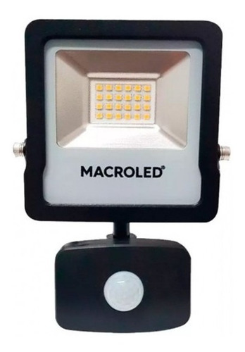 Reflector Led 30w C/sensor Movimiento Fotocelula3000 K Calid