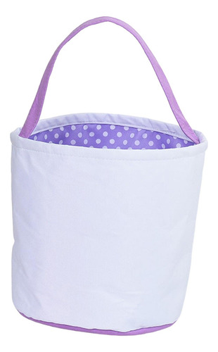Bolsas De Caza De Huevos De Pascua De Primavera Violeta