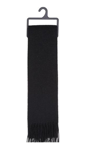 Bufanda Cuadros Miniso Color Negro Diseño De La Tela Viscose/rayon