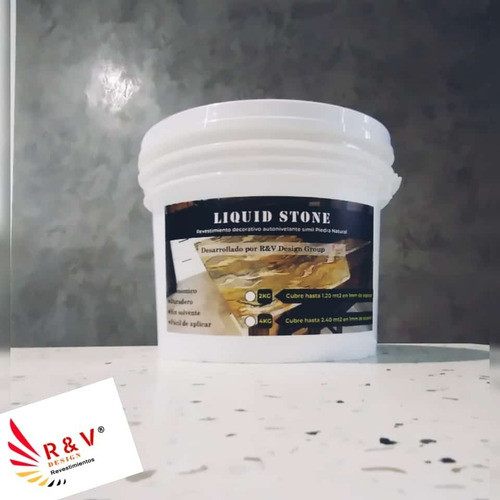 Liquid Stone Mural + Hidroprimer