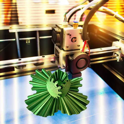 Bola De Engranaje Verde De 8 Cm De Diámetro Impresa En 3d Qu
