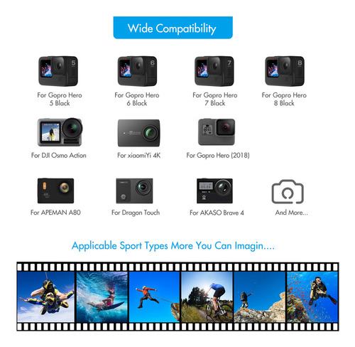 Kit De Montaje Para Cámara 6 Case 7 Insta360 Action 11 8 Max