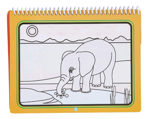 Libros Para Colorear Para Niños, Libro De Pintura Portátil,