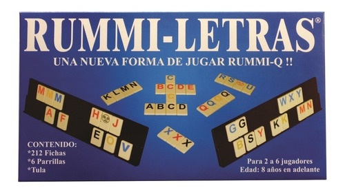 Juego De Mesa Rummi-letras Caja Original