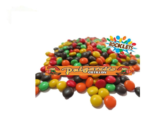 Mini Rocklets Arcor - Lentejas De Chocolate - Granel  X 1kg