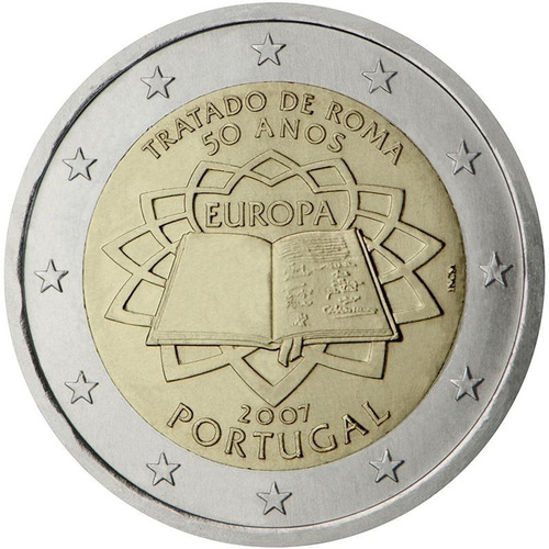 Espanha 2007 - Tratado De Roma - 2 Euros Com - F C