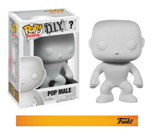 Funko Pop! Hazlo Tu Mismo: Blanco - Hombre