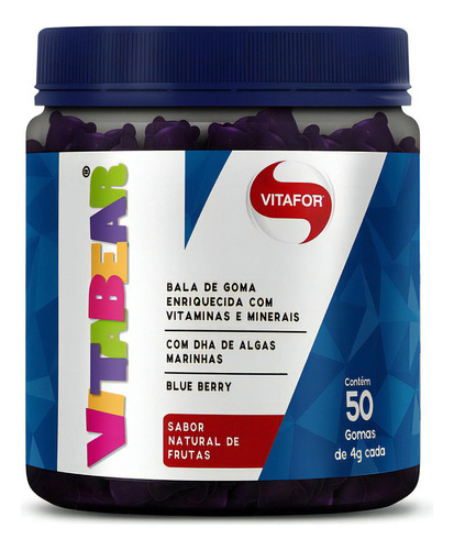 Vita Bear 50 Gomas - Multivitamínico Infantil - Vitafor