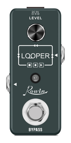 Pedales De Efecto Looper Digital Para Guitarra Rowin Lef-332