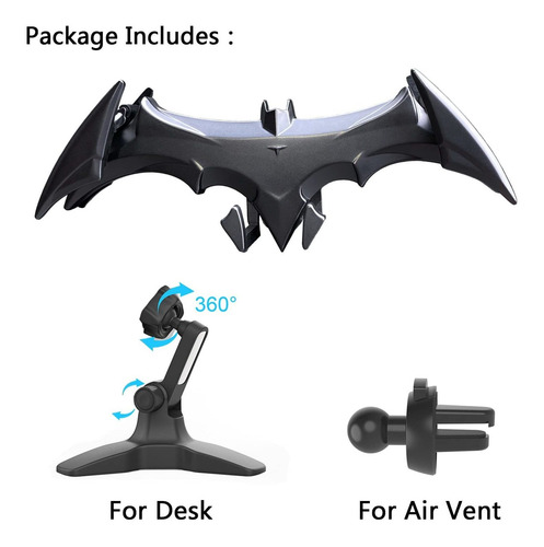 Imagen 4 de 7 de Bati Soporte Holder Para Celulares iPhone Y Android Batman