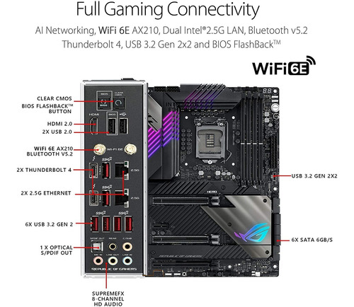 Rog Maximus Xiii Hero (wifi 6e) Z590 Lga 1200 (intel11/10