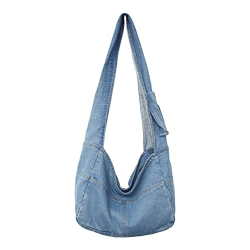 Lui Sui Denim Hobo Bolsas Para Mujer Retro Jean Hobo Bdptn