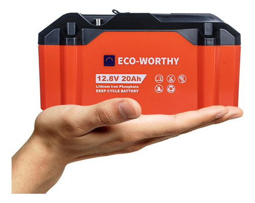 Eco-worthy Bateria De Litio Portatil De 12 V, Bateria Recarg