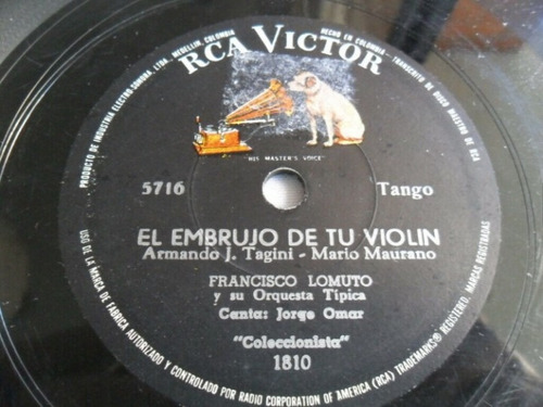  Francisco Lomuto: El Embruji De Tu Violin!/puerto Camaroner
